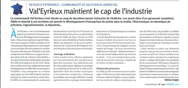 2019 02 - INTERCOMMUNALITES ADCF