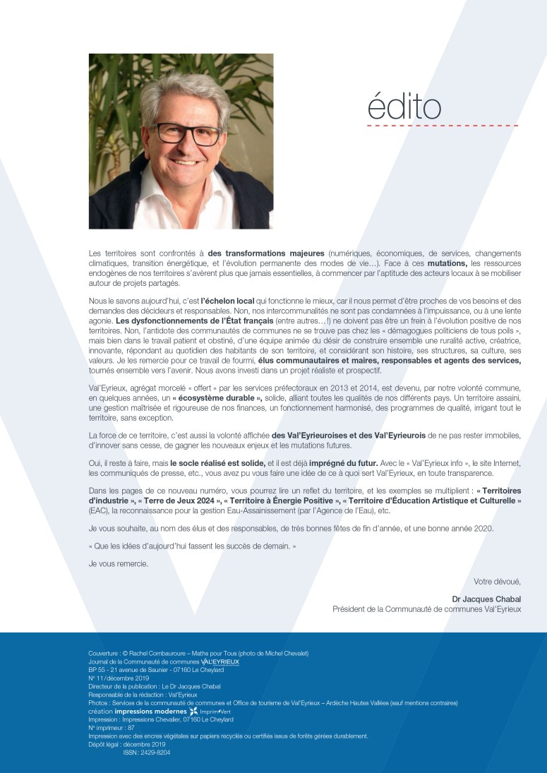 CCVE_Journal_ValEyrieux_No11.indd